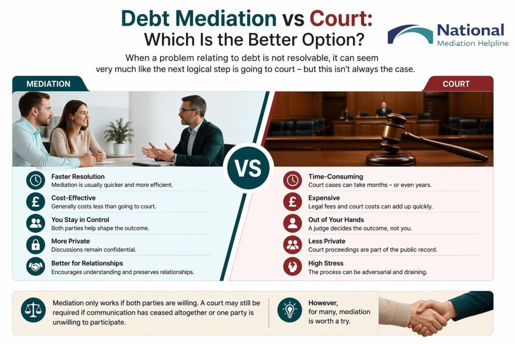 Debt Mediation vs Court: Which Is the Better Option Buckinghamshire