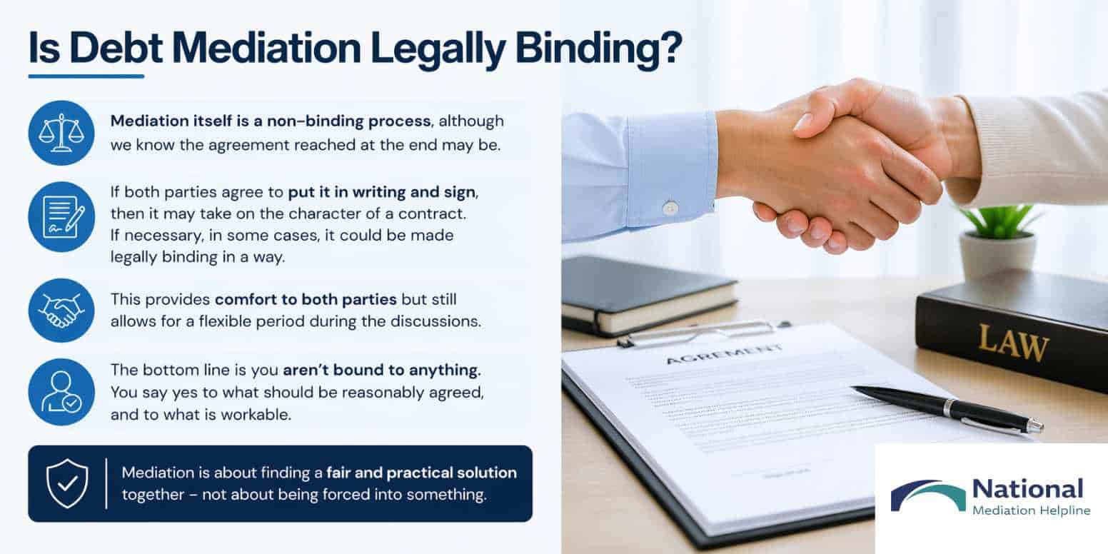 Is Debt Mediation Legally Binding Buckinghamshire