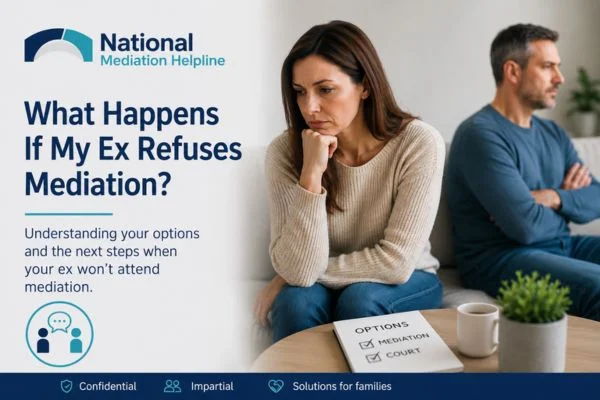what if my ex refuses mediation Buckinghamshire?